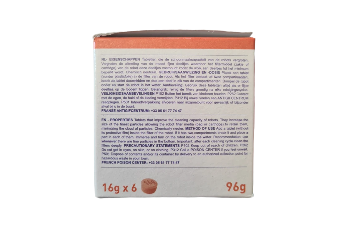 AQUANET - PISCIMAR Vlokmiddel Robot - 96 Gr Tabletten - Afbeelding 3