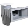Hayward Hayward Skimmer Premium / Cofies Licht Grijs Voor Liner Zwembaden Grote Opening