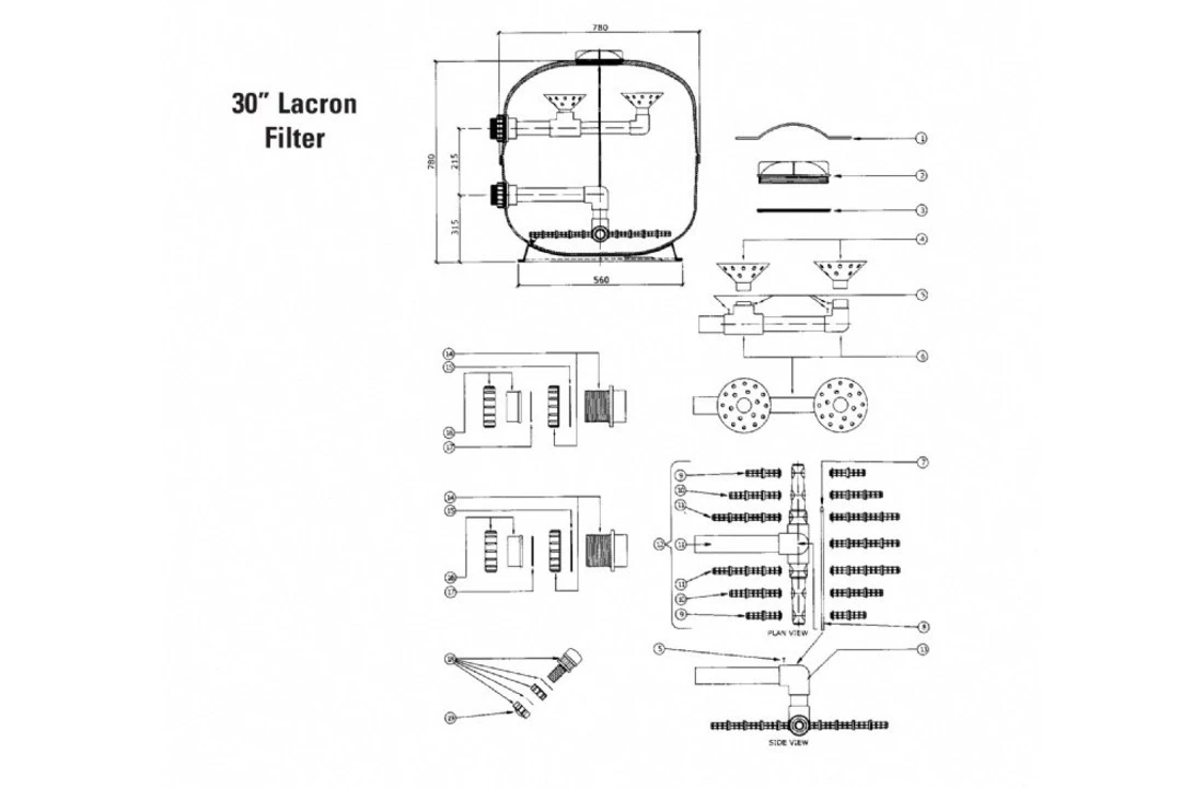Lacron Lacron Zandfilter Hi Rate 22.5m3 - Afbeelding 3
