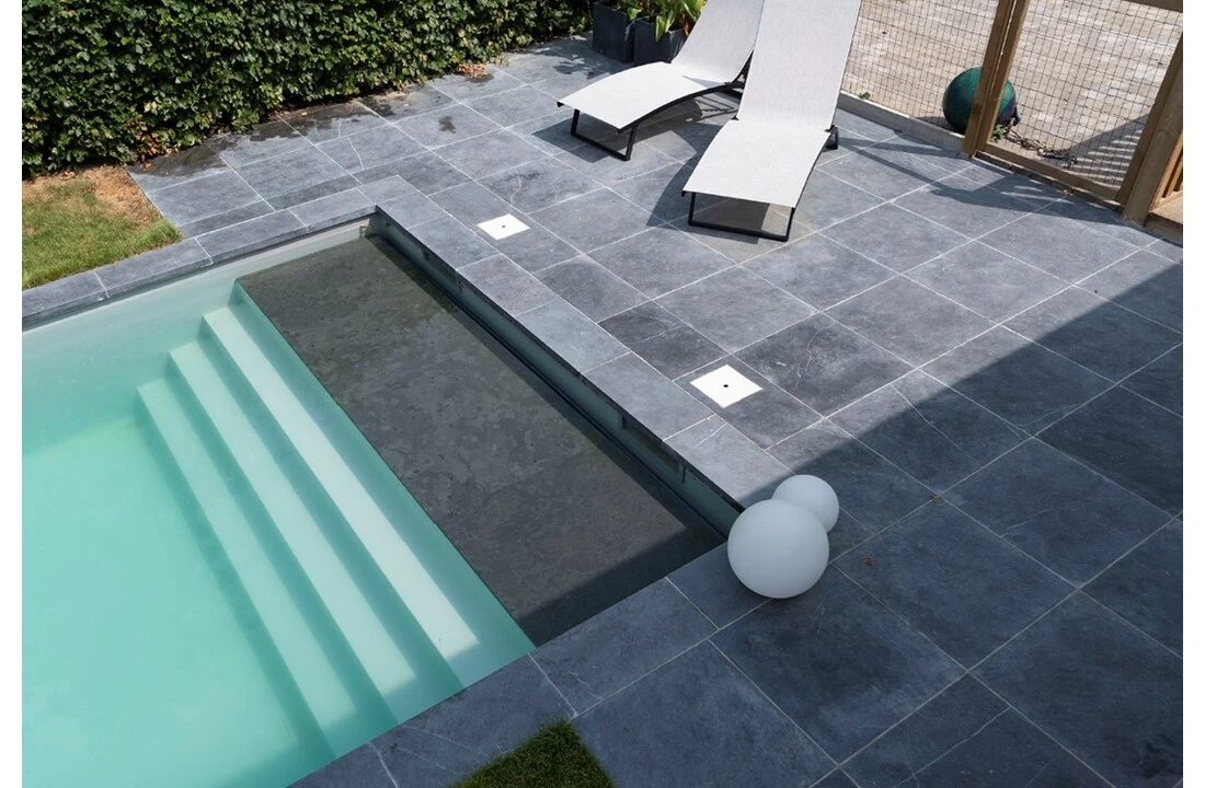 Terato Randsteen Rechte Neus - Asian Blue Geschuurd - Afbeelding 3